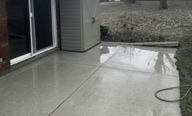 Mossy patio brought back to life — after